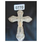 WALLACE STERLING DOUBLE SIDED CROSS **