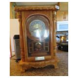 HAND MADE OAK CLOCK - OLLIE SHORT,CHEMUNG NY