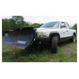 2001 DODGE DAKOTA SPORT 4X4 W/PLOW MI.202233