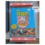 UNOPENED TOPPS DESERT STORM TRADING CARDS
