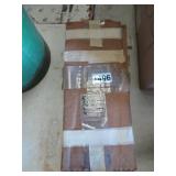 GLASS GAS PUMP PLATES 2 ETHYL, 1 SINCLAIR