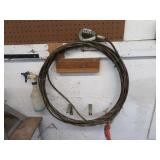 HEAVY CABLE W/HOOK ON ONE END