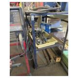 3 TIER METAL SHOP CART ON WHEELS