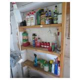 3 SHELVES MISC CHEMICALS