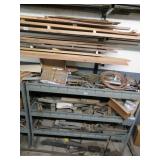 3 SHELVES MISC METAL PCS