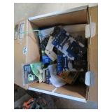 BOX OF NEW & USED CHAIN SAW CHAINS