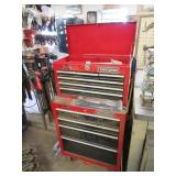 2 PIECE CRAFTSMAN TOOL BOX 10 DRAWER