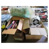 5 BOXES MISC WIRE, SHRINK TUBE, WIRE NUTS, ETC