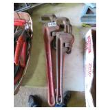 3 RIGID PIPE WRENCHES (2)14' (1)18'