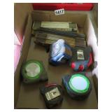 TAPE MEASURES, RULERS