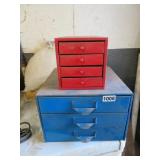 2 METAL DRAWER ORGANIZERS