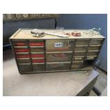 23 DRAWER ORGANIZER FULL OF MISC HARDWARE