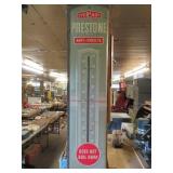 ANTIQUE EVEREADY PRESTONE THERMOMETER 8'X36'