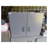 2 DOOR METAL HANGING CABINIET 24 X 18 X 13
