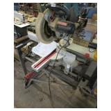 CRAFTSMAN 12IN SLIDING CHOP SAW w/ LASER ON CART