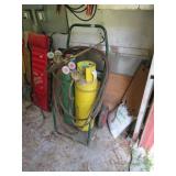 ACETYLENE/OXYGEN TORCH SET VICTOR HEAD,CART,TANKS