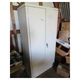 2 DOOR METAL CABINET & CONTENTS 36'X72'X18'