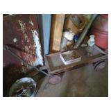 6 WHEEL WOODEN WAGON