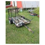 5X8 UTILITY TRAILER RAMP, NO TITLE see description