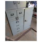 METAL CABINET 6 DRAWER 1 DOOR 35 X 38 X 17