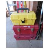 3 PLASTIC TOOL BOXES EMPTY