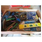 TOOLS, ALAN WRENCHES, HAMMER, SQUARE