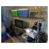 3 TIER METAL RACK ON WHEELS 72' X 60' X 24' **