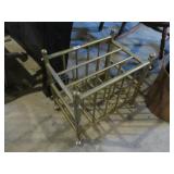 BRASS MAGAZINE RACK
