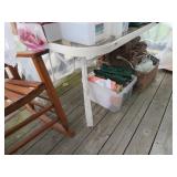 GLASS TOP PATIO TABLE