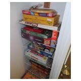 ALL BOARD GAMES IN CLOSET