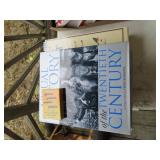 PILE OF PLANE, WAR, HISTORY BOOKS