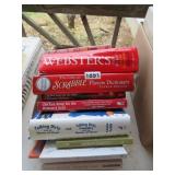 BXLT DICTIONARIES, CLEANING BOOKS, SELF HELP ETC