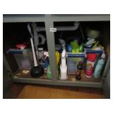 ALL CLEANING SUPPLIES UNDER KITCHEN SINK