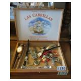 CIGAR BOX, MISC WATCHES