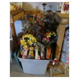 2TOTES FALL FLOWERS, VASES, ETC