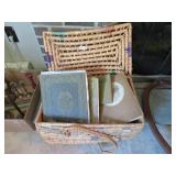 BASKET OF EARLY BOOKS