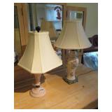 2 VINTAGE BEDROOM LAMPS