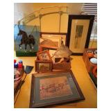 BXLT & PILE MISC PRINTS/FRAMES/EMBROIDERY ETC