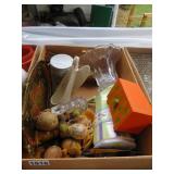 BX TRINKET BOXES, GLASSWARE ETC