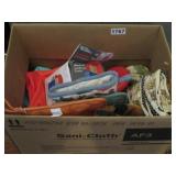 BOX OF POTHOLDERS, GLOVES