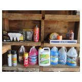 2 SHELVES, ANTI FREZE, LIGHT BULBS, WASHER FLUID