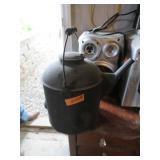 EARLY METAL CAN W/HANDLE & SPOUT