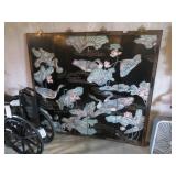 4 PC ORIENTAL WALL DECOR