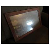 OAK MIRROR 22' X 15'