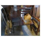 MAHOGANY GOSSIP BENCH