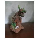 WOODEN DRAGON - HAS A DAMAGE SPOT ON BACK