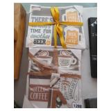 NEW WOOD COFFEE & BEER DECOR ITEMS