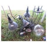 PILE OF NEW DECORATIVE LIGHTING FIXTURES