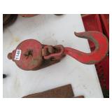 SNATCH BLOCK PULLEY W/HOOK