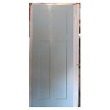 30' 3 PANEL WOOD INTERIOR DOOR - BLUE